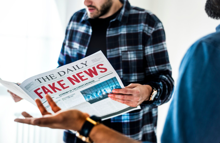 cross border disinformation campaigns shown through fake news headline